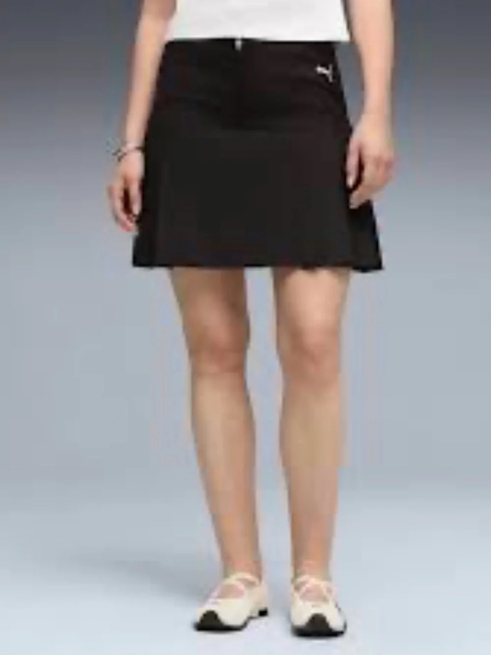 PUMA Dare To Woven Short Tennis Skirt | Black | Size L